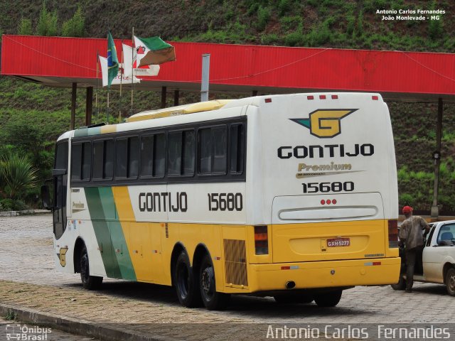 Empresa Gontijo de Transportes 15680 na cidade de João Monlevade, Minas Gerais, Brasil, por Antonio Carlos Fernandes. Número da foto: #3369264.
