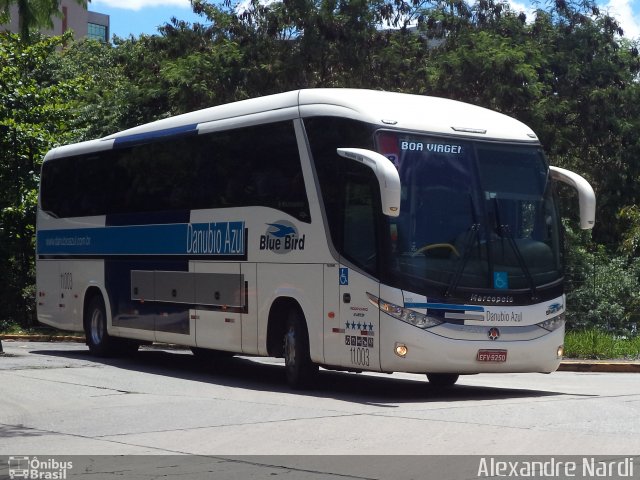 VIDA - Viação Danúbio Azul 11.003 na cidade de São Paulo, São Paulo, Brasil, por Alexandre Rodrigo. Número da foto: #3367953.
