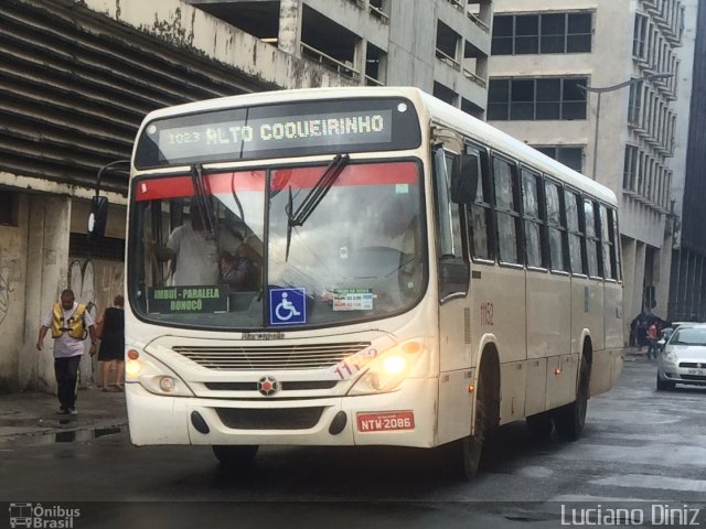 Concessionária Salvador Norte - CSN Transportes 11152 na cidade de Salvador, Bahia, Brasil, por Luciano Diniz. Número da foto: #3368829.