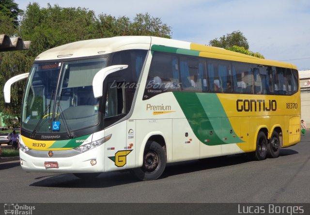 Empresa Gontijo de Transportes 18370 na cidade de Araxá, Minas Gerais, Brasil, por Lucas Borges . Número da foto: #3368470.