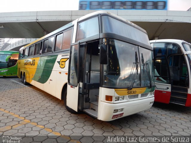 Empresa Gontijo de Transportes 5830 na cidade de Belo Horizonte, Minas Gerais, Brasil, por André Luiz Gomes de Souza. ID da foto: 3370259.