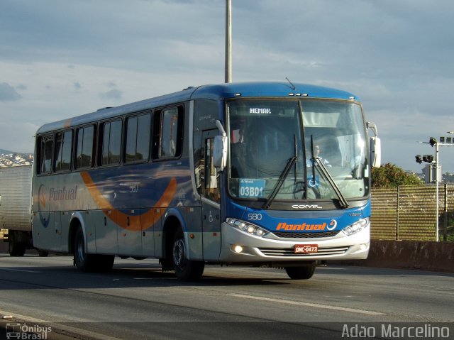 Pontual 580 na cidade de Belo Horizonte, Minas Gerais, Brasil, por Adão Raimundo Marcelino. ID da foto: 3369700.