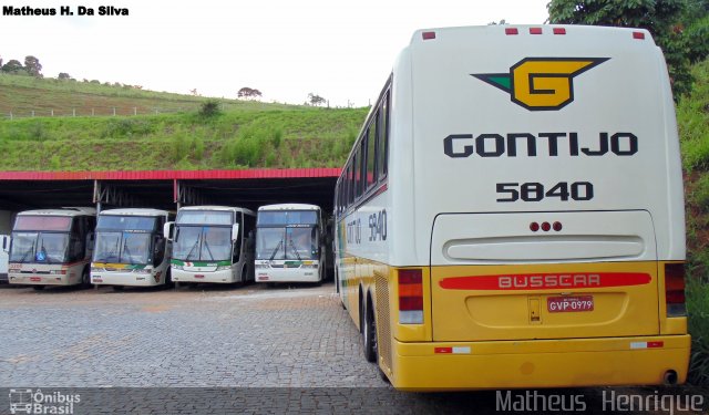 Empresa Gontijo de Transportes 5840 na cidade de João Monlevade, Minas Gerais, Brasil, por Matheus Henrique. ID da foto: 3369125.