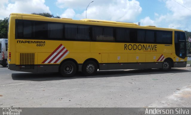 Viação Itapemirim 6807 na cidade de João Pessoa, Paraíba, Brasil, por Anderson Silva. Número da foto: #3328332.