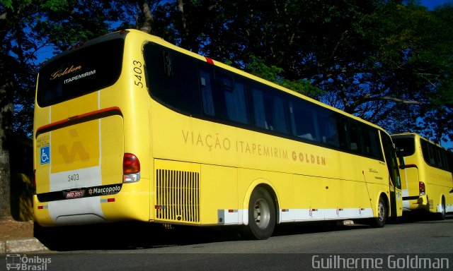 Viação Itapemirim 5403 na cidade de Vitória, Espírito Santo, Brasil, por Guilherme Goldman. Número da foto: #3327914.