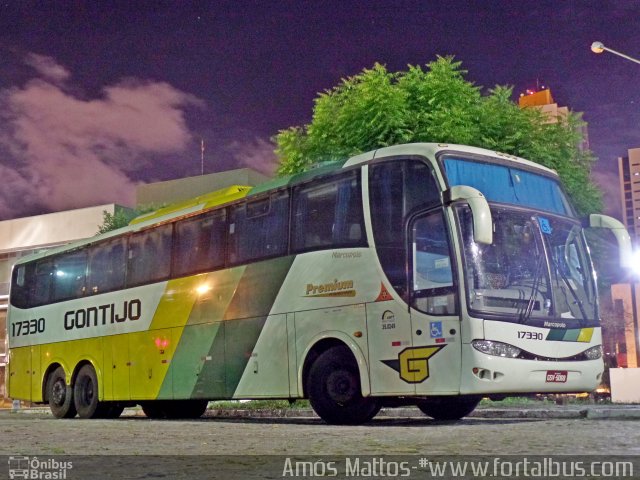 Empresa Gontijo de Transportes 17330 na cidade de Fortaleza, Ceará, Brasil, por Amós  Mattos. Número da foto: #3328998.