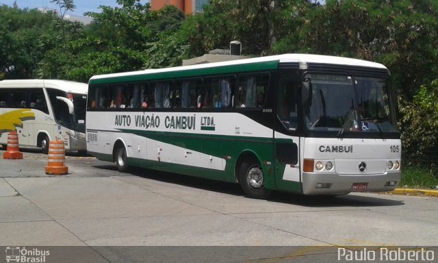 Auto Viação Cambuí 105 na cidade de São Paulo, São Paulo, Brasil, por Paulo Roberto Venancio da Silva. ID da foto: 3328578.