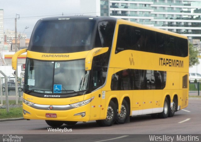 Viação Itapemirim 60090 na cidade de Curitiba, Paraná, Brasil, por Weslley Martins. ID da foto: 3329394.