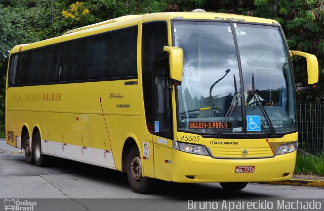 Viação Itapemirim 45605 na cidade de São Paulo, São Paulo, Brasil, por Bruno Aparecido Machado. ID da foto: 3329314.