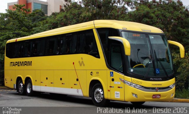 Viação Itapemirim 60809 na cidade de São Paulo, São Paulo, Brasil, por Cristiano Soares da Silva. Número da foto: #3328488.