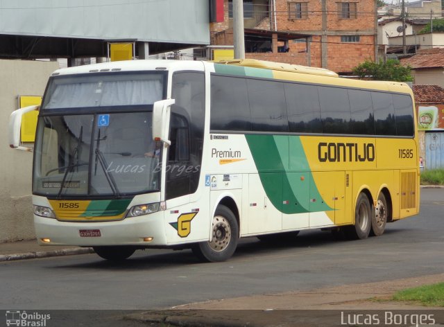 Empresa Gontijo de Transportes 11585 na cidade de Araxá, Minas Gerais, Brasil, por Lucas Borges . Número da foto: #3327665.