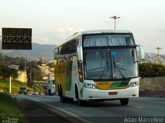 Empresa Gontijo de Transportes 12735 na cidade de Belo Horizonte, Minas Gerais, Brasil, por Adão Raimundo Marcelino. ID da foto: 3328846.