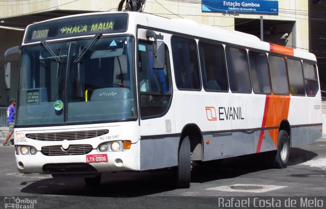 Evanil Transportes e Turismo RJ 132.097 na cidade de Rio de Janeiro, Rio de Janeiro, Brasil, por Rafael Costa de Melo. ID da foto: 3371867.