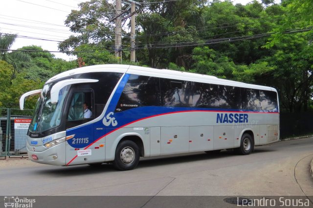 Viação Nasser 211115 na cidade de São Paulo, São Paulo, Brasil, por [Leandro Sousa]. Número da foto: #3372190.