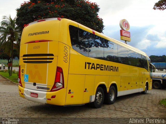 Viação Itapemirim 60609 na cidade de João Monlevade, Minas Gerais, Brasil, por Abner Pereira. ID da foto: 3371081.