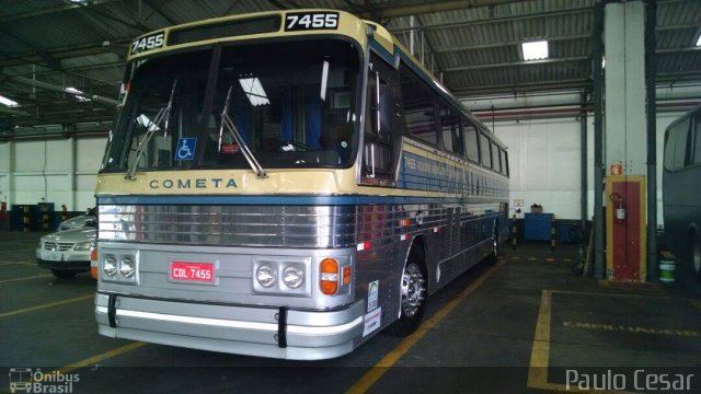 Viação Cometa 7455 na cidade de São Paulo, São Paulo, Brasil, por Paulo Cesar. Número da foto: #3373440.