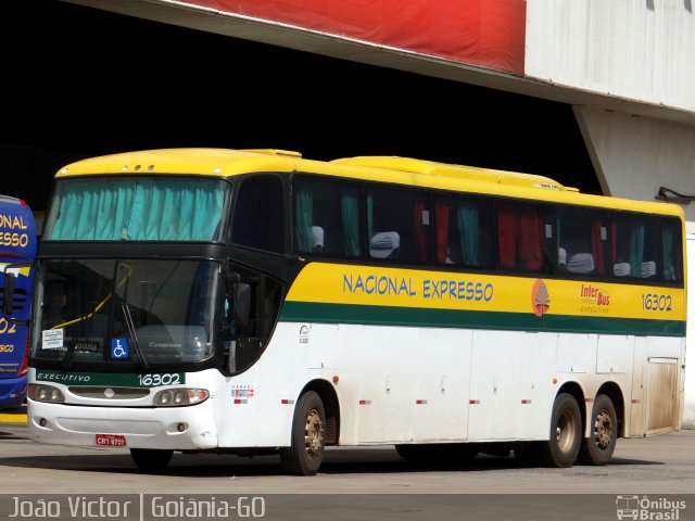 Nacional Expresso 16302 na cidade de Goiânia, Goiás, Brasil, por João Victor. ID da foto: 3373918.