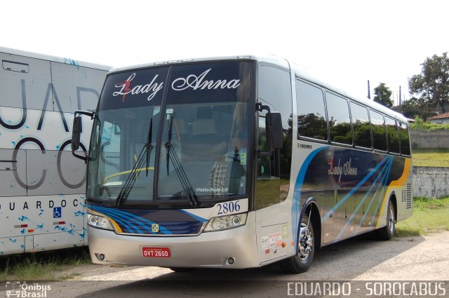 Lady Anna Transportes 2806 na cidade de Sorocaba, São Paulo, Brasil, por EDUARDO - SOROCABUS. ID da foto: 3372974.