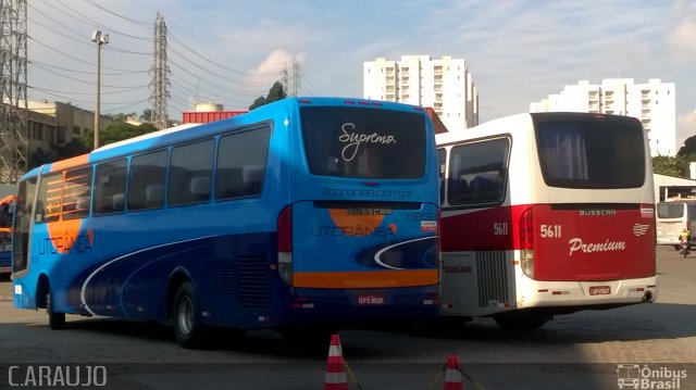 Litorânea Transportes Coletivos 5859 na cidade de Guarulhos, São Paulo, Brasil, por Cainã Marcos de Araujo. ID da foto: 3373926.