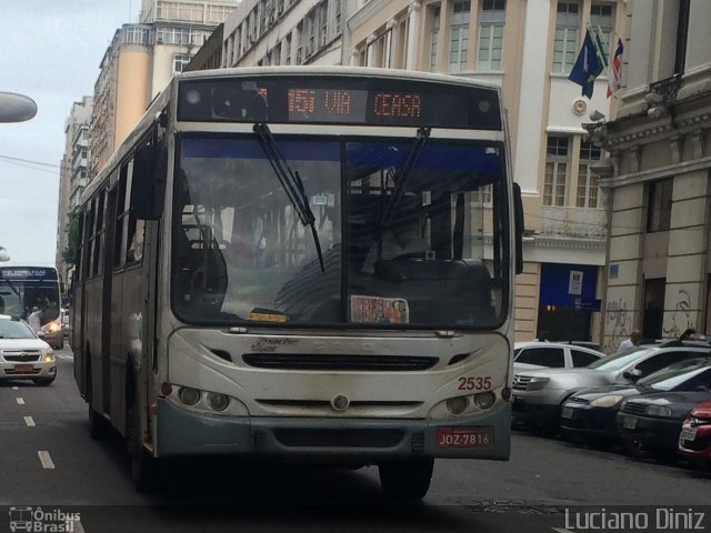 Expresso Metropolitano Transportes 2535 na cidade de Salvador, Bahia, Brasil, por Luciano Diniz. Número da foto: #3375541.