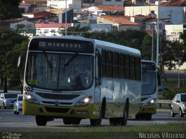 Transportes Guanabara 002 na cidade de Natal, Rio Grande do Norte, Brasil, por Nícolas Vitorino Lopes. ID da foto: 3375524.