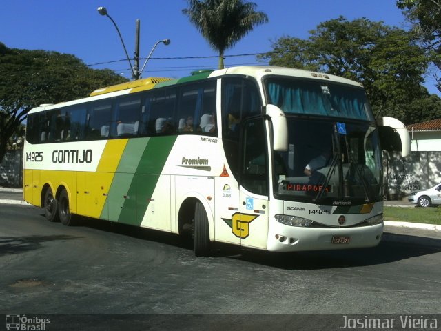 Empresa Gontijo de Transportes 14925 na cidade de Curvelo, Minas Gerais, Brasil, por Josimar Vieira. ID da foto: 3376751.