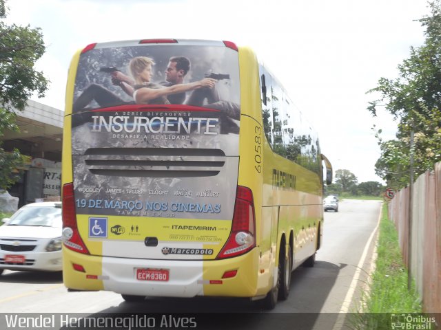 Viação Itapemirim 60583 na cidade de Brasília, Distrito Federal, Brasil, por Wendel Hermenegildo Alves. Número da foto: #3376003.