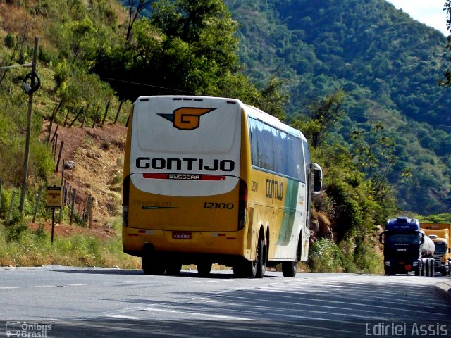 Empresa Gontijo de Transportes 12100 na cidade de Timóteo, Minas Gerais, Brasil, por Edirlei Assis. Número da foto: #3375972.
