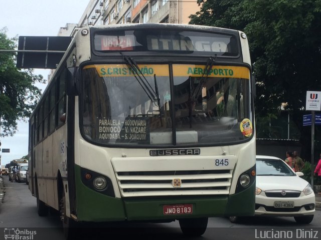 ODM Transportes 845 na cidade de Salvador, Bahia, Brasil, por Luciano Diniz. Número da foto: #3375551.