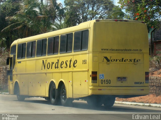Viação Nordeste 0150 na cidade de Natal, Rio Grande do Norte, Brasil, por Edivan Leal. Número da foto: #3377196.