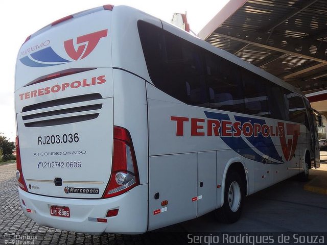 Viação Teresópolis RJ 203.036 na cidade de Porto Real, Rio de Janeiro, Brasil, por Sergio Rodrigues de Souza. Número da foto: #3377751.
