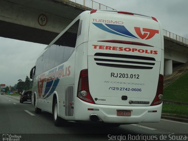 Viação Teresópolis RJ 203.012 na cidade de Itatiaia, Rio de Janeiro, Brasil, por Sergio Rodrigues de Souza. Número da foto: #3377761.