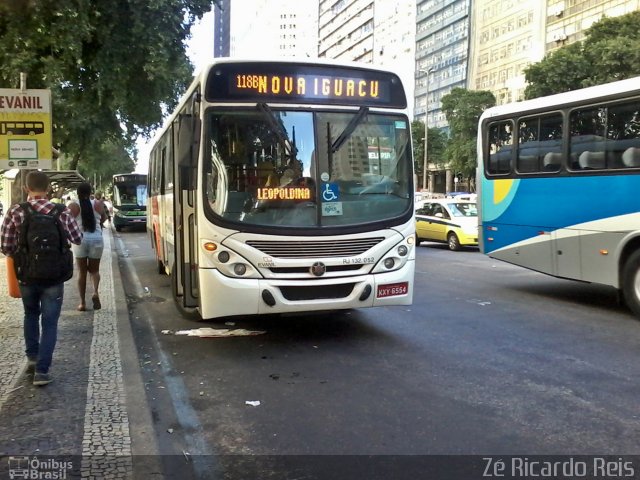 Evanil Transportes e Turismo RJ 132.052 na cidade de Rio de Janeiro, Rio de Janeiro, Brasil, por Zé Ricardo Reis. ID da foto: 3377497.