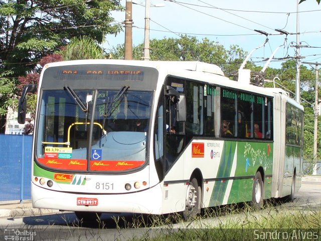 Metra - Sistema Metropolitano de Transporte 8151 na cidade de Santo André, São Paulo, Brasil, por Sandro Alves. Número da foto: #3377961.