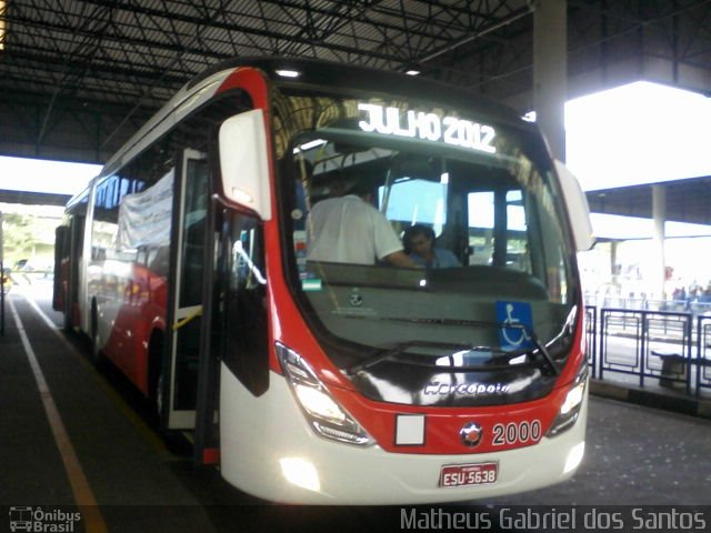 Itajaí Transportes Coletivos 2000 na cidade de Campinas, São Paulo, Brasil, por Matheus Gabriel dos Santos. Número da foto: #3377314.