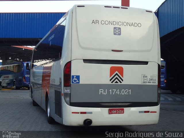 Viação Cidade do Aço RJ 174.021 na cidade de Resende, Rio de Janeiro, Brasil, por Sergio Rodrigues de Souza. Número da foto: #3377846.