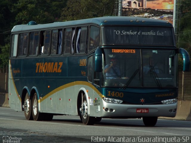 Transportes Thomaz 1400 na cidade de Aparecida, São Paulo, Brasil, por Fabio Alcantara. Número da foto: #3378461.