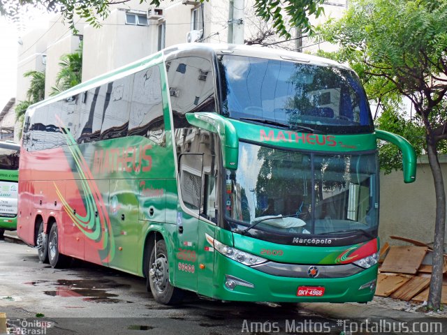 Matheus Transporte e Turismo 2609 na cidade de Fortaleza, Ceará, Brasil, por Amós  Mattos. Número da foto: #3380291.