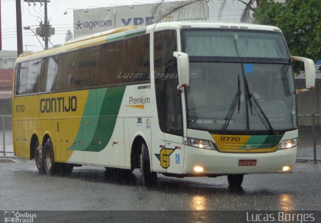 Empresa Gontijo de Transportes 11770 na cidade de Uberaba, Minas Gerais, Brasil, por Lucas Borges . ID da foto: 3380621.