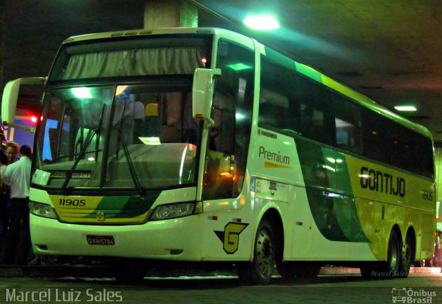 Empresa Gontijo de Transportes 11905 na cidade de Belo Horizonte, Minas Gerais, Brasil, por Marcel  Sales. ID da foto: 3381379.