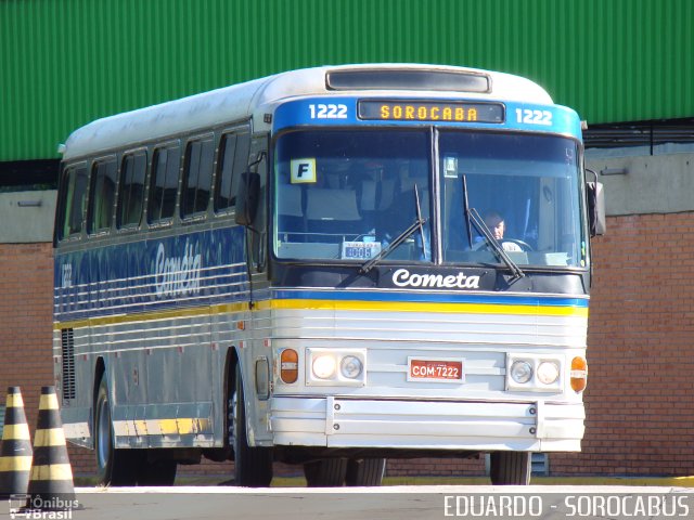 Viação Cometa 1222 na cidade de São Paulo, São Paulo, Brasil, por EDUARDO - SOROCABUS. ID da foto: 3381076.