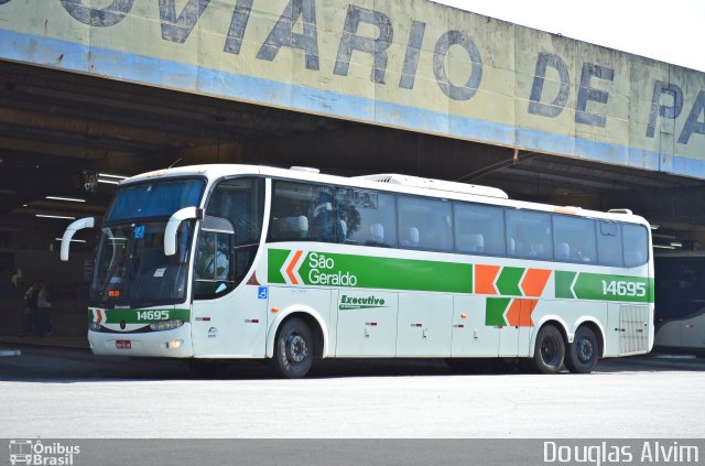 Cia. São Geraldo de Viação 14695 na cidade de Taubaté, São Paulo, Brasil, por Douglas Alvim. ID da foto: 3381676.