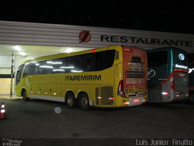 Viação Itapemirim 60739 na cidade de Sombrio, Santa Catarina, Brasil, por Luis Junior  Finatto. ID da foto: 3381651.