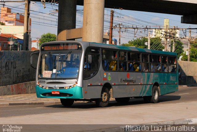 Auto Viação Urubupungá 00356 na cidade de Osasco, São Paulo, Brasil, por Ricardo Luiz. Número da foto: #3380711.