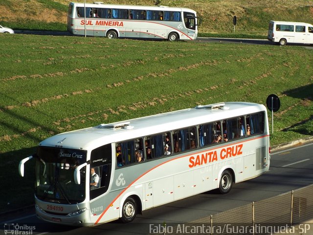 Viação Santa Cruz 294110 na cidade de Aparecida, São Paulo, Brasil, por Fabio Alcantara. Número da foto: #3381364.