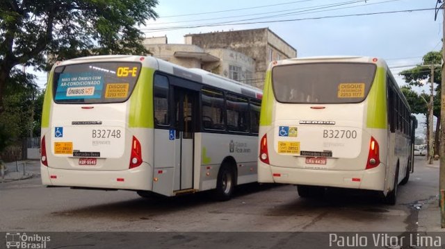 Viação Pavunense B32700 na cidade de Rio de Janeiro, Rio de Janeiro, Brasil, por Paulo Vitor Lima. Número da foto: #3380028.