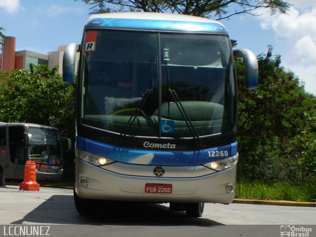 Viação Cometa 12260 na cidade de São Paulo, São Paulo, Brasil, por Luis Nunez. Número da foto: #3380990.