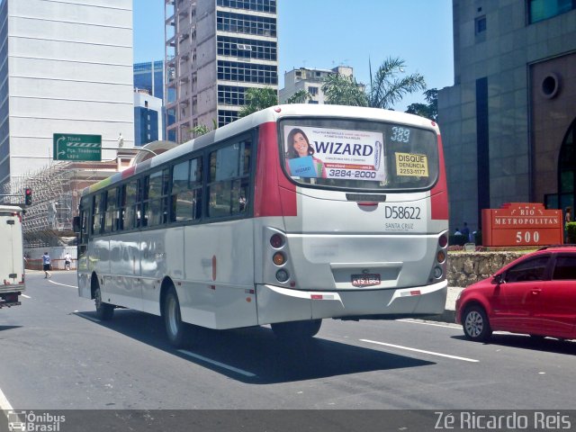 Auto Viação Bangu D58622 na cidade de Rio de Janeiro, Rio de Janeiro, Brasil, por Zé Ricardo Reis. Número da foto: #3380863.