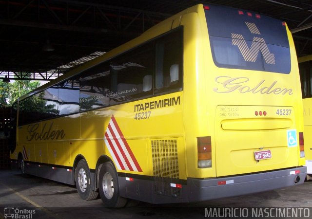 Viação Itapemirim 45237 na cidade de Belo Horizonte, Minas Gerais, Brasil, por Maurício Nascimento. Número da foto: #3384488.