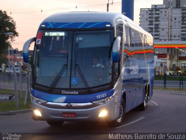 Viação Cometa 13121 na cidade de Curitiba, Paraná, Brasil, por Matheus Barreto de Souza. Número da foto: #3383670.